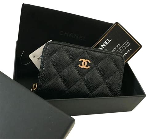 chanel wallet coin|chanel card wallet women's.